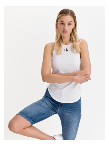 Calvin Klein Jeans Camisole Потник Byal