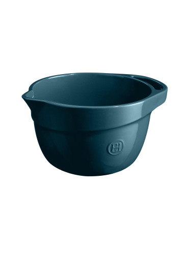 Керамична купа за смесване EMILE HENRY MIXING BOWL - 4.5 л - цвят синьо-зелен