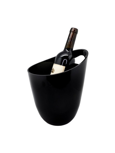 Охладител за бутилки Vin Bouquet ICE BUCKET за 1 бутилка - черен