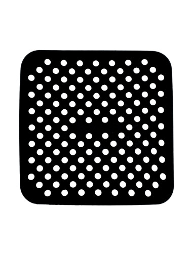 Перфорирана силиконова подложка Nerthus за AIR FRYER квадратна