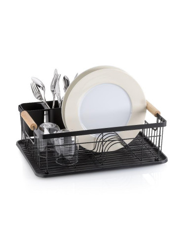 Сушилник за съдове KELA RICA голям - цвят черен