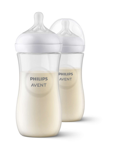 Бутилка за бебе Philips Avent Natural Response - Flow SCY906/02, 2 броя