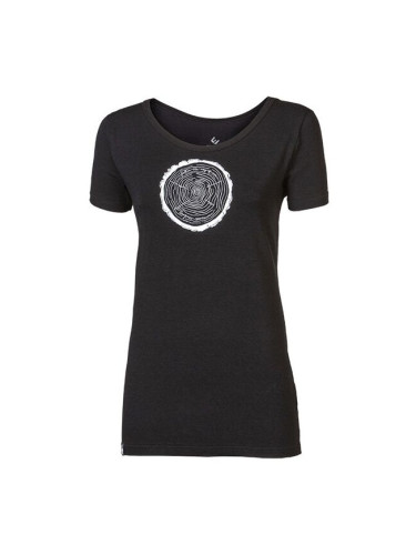 PROGRESS SASA TIMBER Дамска  памучна тениска с печат, черно, размер