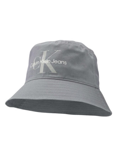 Calvin Klein MONOGRAM SOFT BUCKET HAT Универсална шапка, сиво, размер