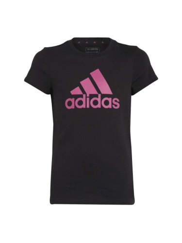 adidas ESS BL T Тениска за момичета, черно, размер