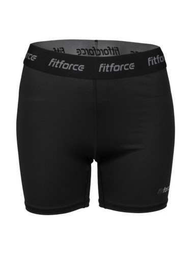 Fitforce SOLTE Дамски фитнес шорти, черно, размер