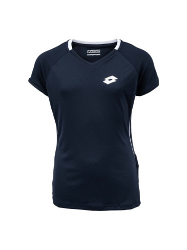 Lotto SQUADRA G II TEE PL Момичешка тениска за тенис, тъмносин, размер