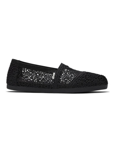 TOMS MOROCCAN CROCHET WM ALPR Дамски еспадрили, черно, размер