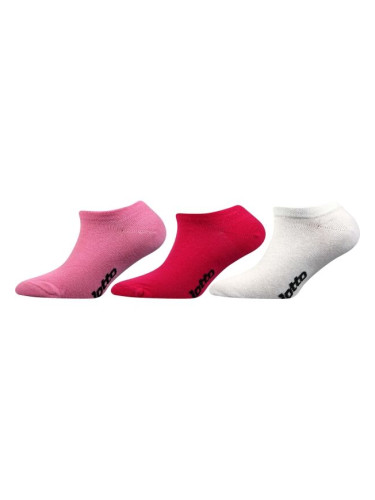 Lotto GIRLS SOCKS 3P Чорапи за момичета, розово, размер