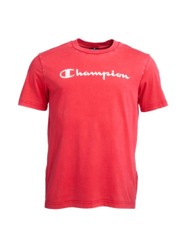 Champion OLD SCHOOL CREWNECK T-SHIRT Мъжка тениска, червено, размер