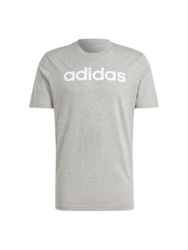 adidas LIN SJ T Мъжка тениска, сиво, размер