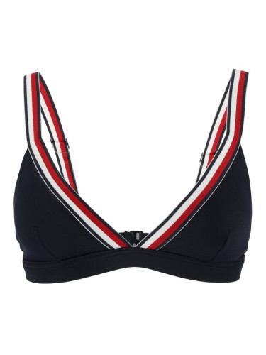 Tommy Hilfiger TH GLOBAL STRIPE-TRIANGLE RP Горнище на дамски бански, тъмносин, размер