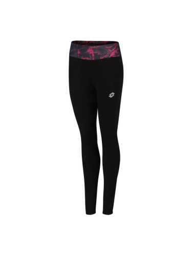 Lotto RUN FIT W LEGGING PKT 1 Дамски спортен клин, черно, размер