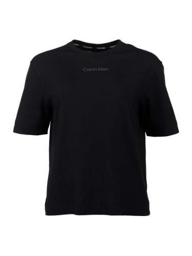 Calvin Klein ESSENTIALS PW SS Дамска тениска, черно, размер