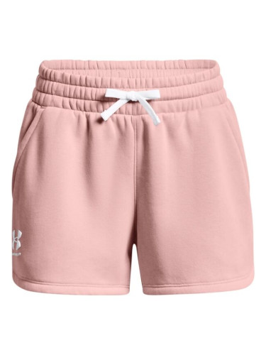 Under Armour RIVAL FLEECE SHORT Дамски къси шорти, розово, размер