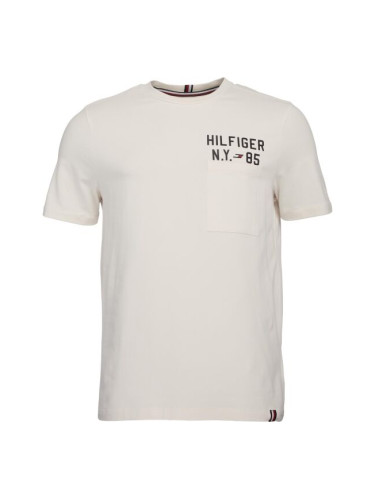 Tommy Hilfiger GRAPHIC S/S TEE Мъжка тениска, бяло, размер