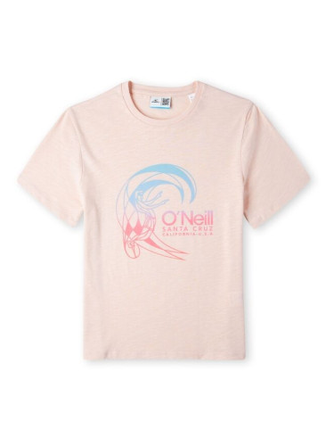 O'Neill CIRCLE SURFER T-SHIRT Момичешка тениска, розово, размер