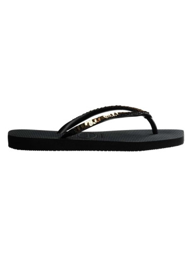 HAVAIANAS SQUARE MAGIC SEQUIN Дамски джапанки, черно, размер 41/42