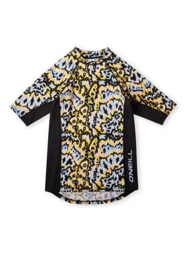 O'Neill AOP PRINT SKINS S/SLV Тениска за момичета, черно, размер 10Y