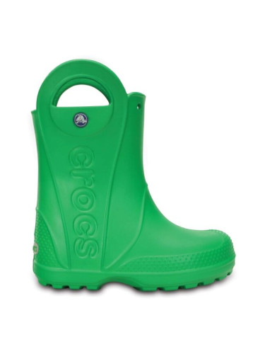 Crocs HANDLE IT RAIN BOOT KIDS Детски гумени ботуши, зелено, размер 27/28