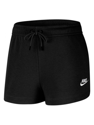 Nike NSW ESSNTL SHORT FT W Дамски спортни шорти, черно, размер