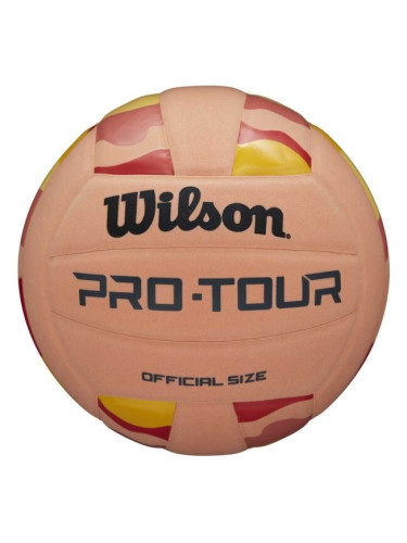 Wilson PRO TOUR VB STRIPE OF Волейболна топка, оранжево, размер