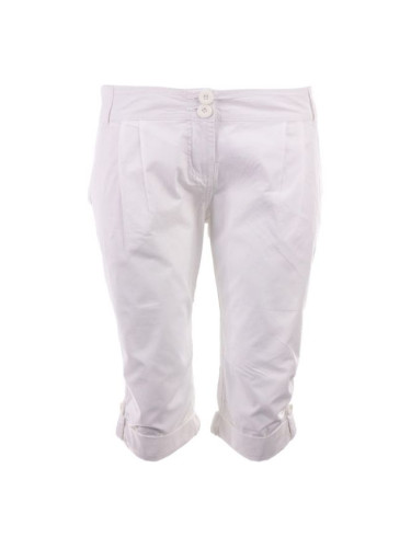 ALPINE PRO AMUNA 2 Дамски 3/4 панталони, бяло, размер