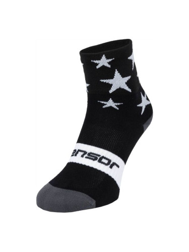 Sensor STARS Велосипедни чорапи, черно, размер