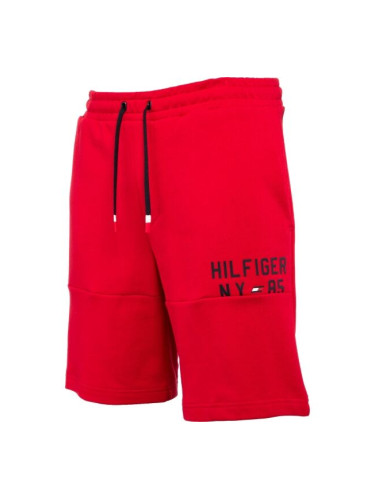 Tommy Hilfiger GRAPHIC SWEATSHORT Мъжки шорти, червено, размер