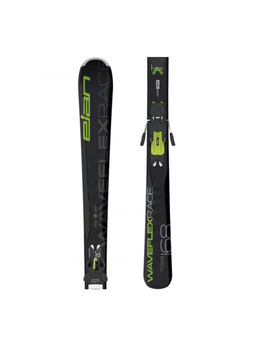 Elan WAVEFLEX RACE LS+EL 10 Унисекс ски, черно, размер