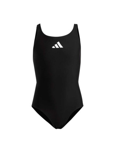 adidas 3 BARS SOL ST Y Бански за момичета, черно, размер