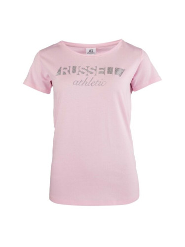 Russell Athletic T-SHIRT W Дамска тениска, розово, размер