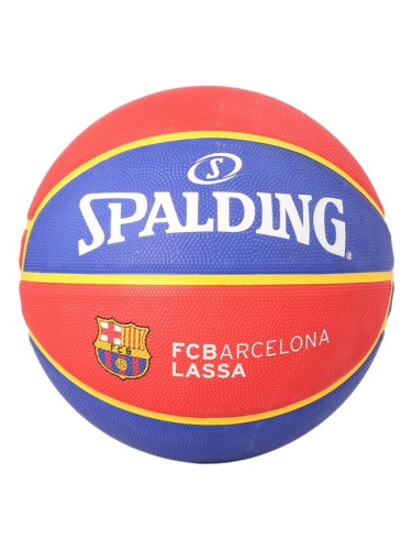 Spalding FC BARCELONA EL TEAM Баскетболна топка, синьо, размер
