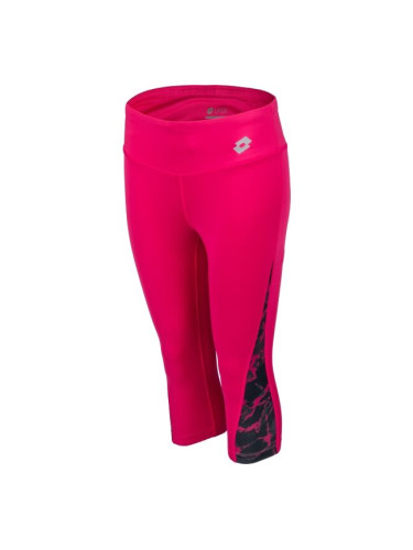 Lotto RUN FIT W LEGGING MID 1 Дамски три четвърти клин, розово, размер