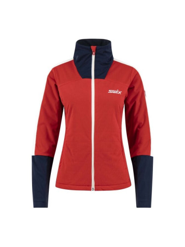 Swix BLIZZARD XC Дамско яке за ски бягане, червено, размер