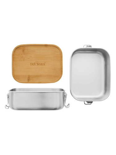 Tatonka LUNCH BOX I 800 BAMBOO Посуда за хранене, сребърно, размер