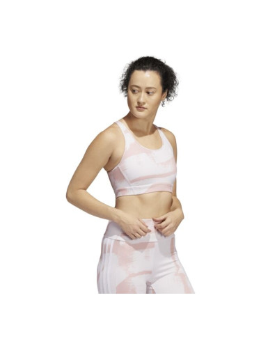 adidas AOP MS B Дамско  спортно бюстие, розово, размер XS A-C