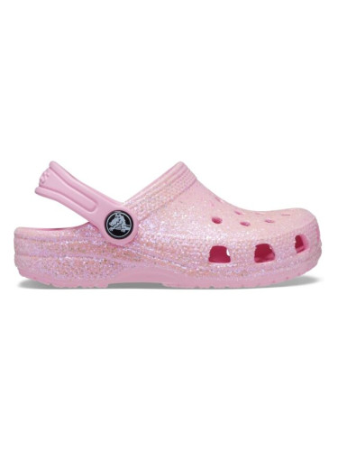 Crocs CLASSIC GLITTER CLOG T Детски чехли, розово, размер 22/23