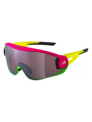 Alpina Sports 5W1NG Q+CM Слънчеви очила, розово, размер