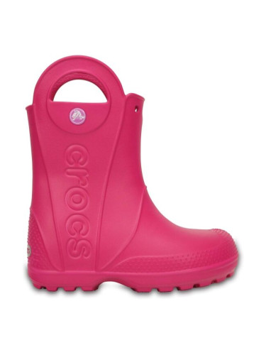 Crocs HANDLE IT RAIN BOOT KIDS Детски гумени ботуши, розово, размер 27/28