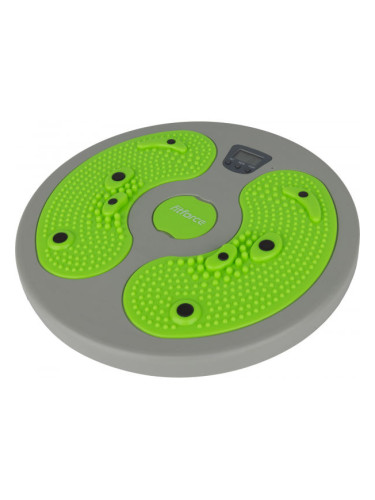 Fitforce DIGI BODY TWISTER Електронен диск, зелено, размер