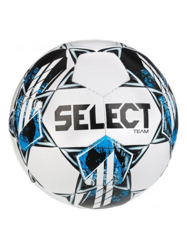Select TEAM Футболна топка, бяло, размер