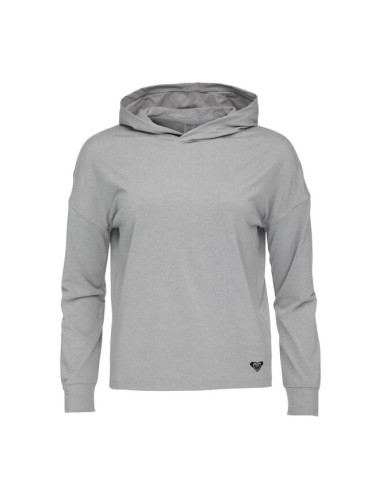 Roxy NATURALLY ACTIVE HOODIE Дамски суитшърт, сиво, размер