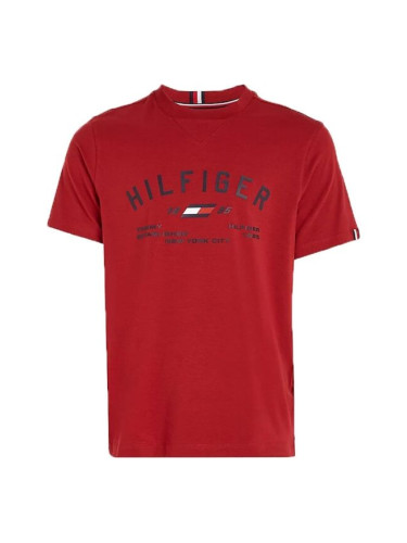 Tommy Hilfiger GRAPHIC S/S TEE Мъжка тениска, червено, размер