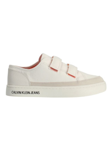 Calvin Klein CLASSIC CUPSOLE VELCRO SOFTNY Мъжки обувки, бяло, размер