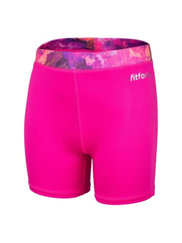 Fitforce TARU Момичешки шорти за бягане, розово, размер