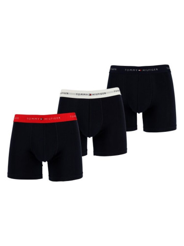 Tommy Hilfiger SIGNATURE CTN ESS-3P BOXER BRIEF WB Мъжки боксерки, тъмносин, размер