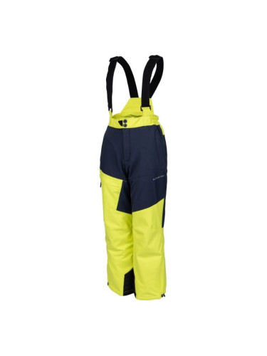 ALPINE PRO HERDO Ски панталони за момчета, жълто, размер