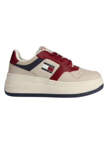 Tommy Hilfiger TJW RETRO BASKET FLATFORM Дамски кецове, бежово, размер