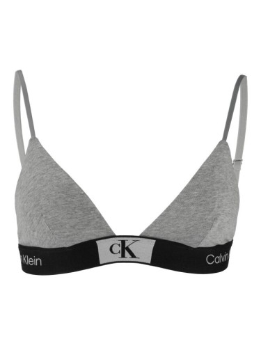 Calvin Klein ´96 COTTON-UNLINED TRIANGLE Дамско бюстие, сиво, размер